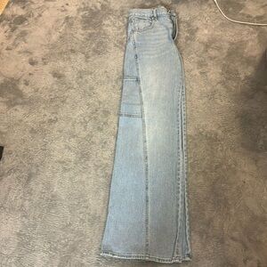 PacSun mid rise wide leg jeans
